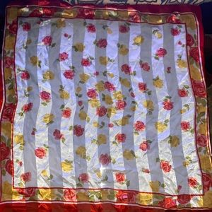 Vintage floral scarf